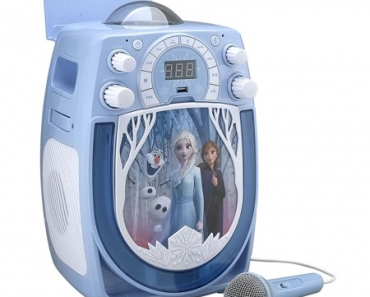 Disney Frozen II Karaoke with Snowflake Projector and Microphone Only $67.99!