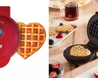 Dash Heart Shaped Waffle Maker Only $10.00 at Target!