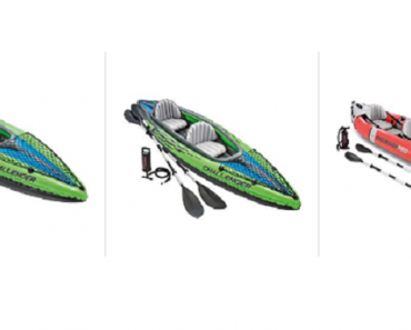 Intex Inflatable Kayak Set Sale on Amazon! CYBER MONDAY DEAL!