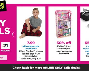 Kohl’s Cyber Days Sale – 20% Off Code! Today Only – $10 off $50! New Today Only Deals!