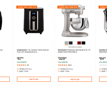 TODAY ONLY Up to 50% Off Select Kitchen Appliances!