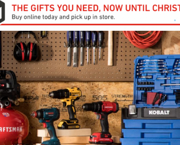 Need last minute gifts? Use Lowe’s in store pick up! Pick Up In Time For Christmas!