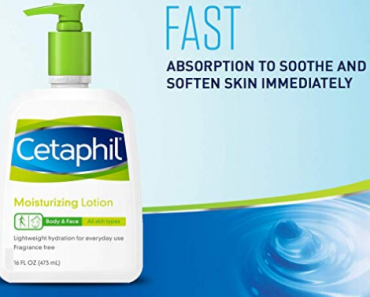 Cetaphil Moisturizing Lotion for All Skin Types, Body and Face Lotion, 16 Fl Oz (Pack of 2) Only $10.24 Shipped! (Reg. $30)