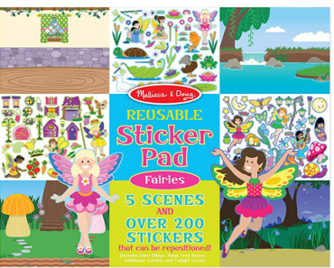 Melissa & Doug Reusable Sticker Pad: Fairies – 200+ Stickers – Just $3.49!