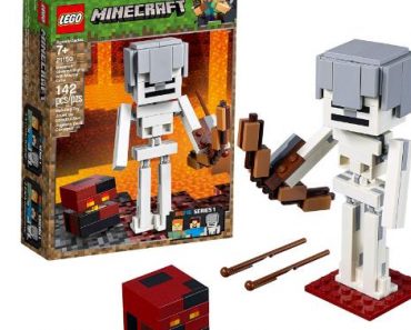 LEGO Minecraft BigFig Skeleton with Magma Cube Building Kit – Only $14.99!