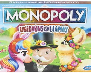 Monopoly Unicorns Vs. Llamas Board Game (Amazon Exclusive) – Just $19.99!