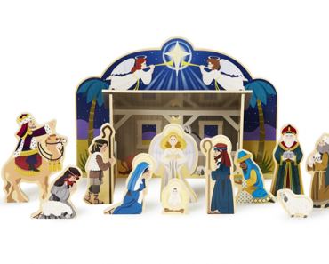 Melissa & Doug Classic Wooden Christmas Nativity Set – Just $22.44!