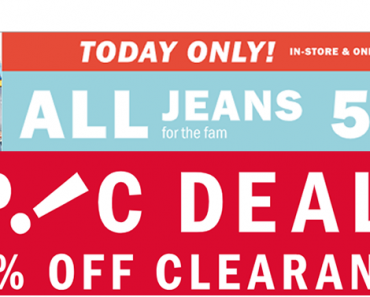 Old Navy 50% Off All Jeans – Today Only! 75% Off Clearance!