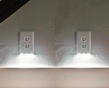 4-Pack LED Night Light Outlet Cover – Only $8.99!