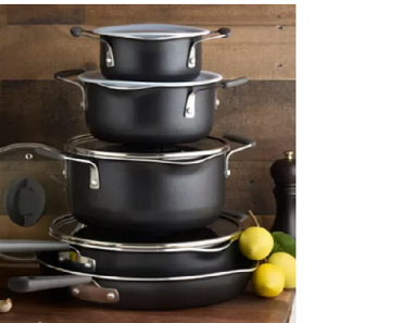 T-Fal Stackables 10-Pc. Titanium Non-Stick Cookware Set Only $39.99 Shipped! (Reg. $200) Today Only!