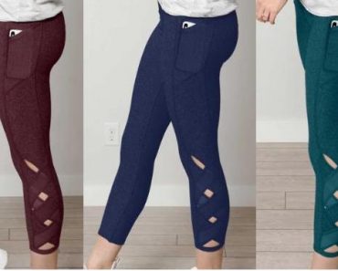 Tummy Control Athletic Ankle Pants with Pockets – Only $14.99!