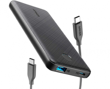 Anker PowerCore Slim 10000mAh Portable Charger USB-C Power Delivery – Just $25.99!
