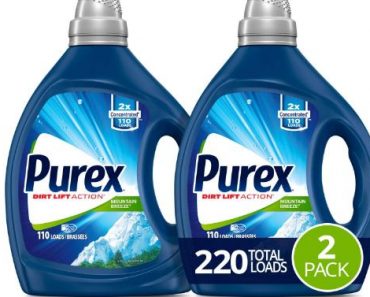 Purex Liquid Laundry Detergent, Mountain Breeze, 2 Count – Only $14.24!