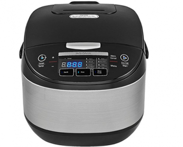Insignia 20-cup Rice Cooker in Stainless Steel – Just $49.99! Save $50!