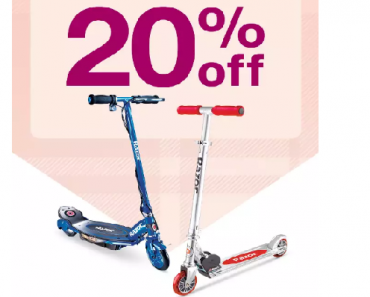 Target: Save 20% on Scooters!