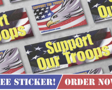 Free Support The Troops Stickers!