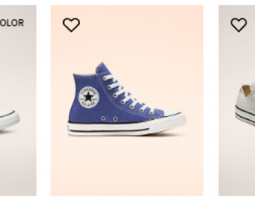 Converse Chuck Taylor All Star Seasonal Color Sneakers Only $25 + FREE Shipping!