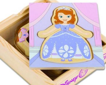 Melissa & Doug Disney Sofia the First Mix and Match Dress-Up Wooden Play Set – Only $3.99!