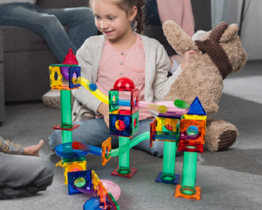 Marble Run 70-Piece 3D Magnetic Building Block Set for Only $29.99! (Reg. $80)
