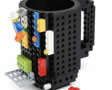 Fun Build-On Brick Mug (Multiple Colors) Only $12.99! (Reg. $29.99)
