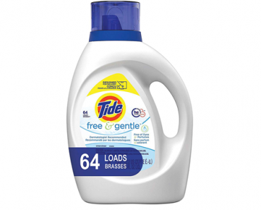 Tide Free & Gentle HE Liquid Laundry Detergent,100 oz, 64 Loads – Just $25.91 for 3! Time to stock up!