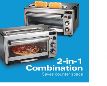 Hamilton Beach 2-In-1 Countertop Oven And Long Slot Toaster Only $50.99 Shipped! (Reg. $80) Great Reviews!