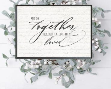 Large Rustic Amore Decor Prints – Only $3.87!