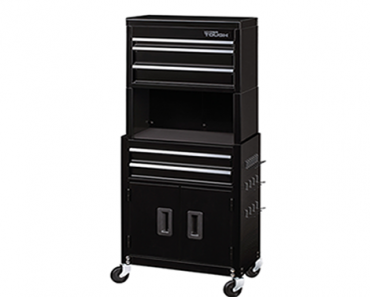 Hyper Tough 20-Inch 5-Drawer Rolling Tool Chest and Cabinet Combo with Riser! Just $79.97! Walmart Cyber Monday Sale!