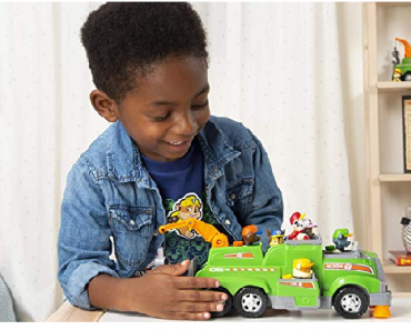 Paw Patrol, Rocky’s Total Team Rescue Recycling Truck with 6 Pups Only $15! Great Reviews!