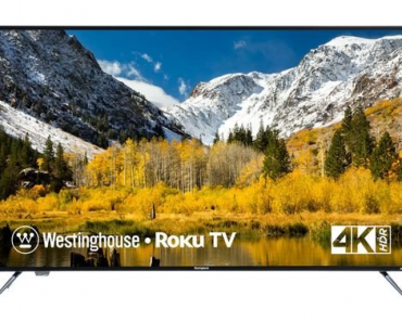 Westinghouse 58″ LED 2160p Smart 4K UHD TV with HDR, Roku TV – Just $279.99!