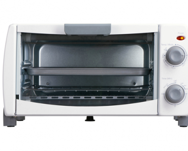 Mainstays 4-Slice White Toaster Oven with Dishwasher-Safe Rack & Pan – Just $8.18!