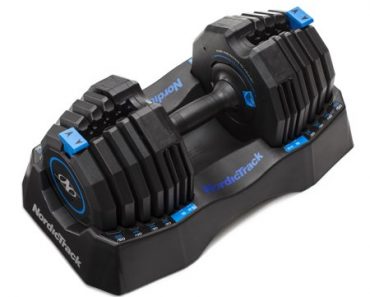 Nordictrack 50lb Adjustable Dumbbell with Storage Tray Only $89.99!