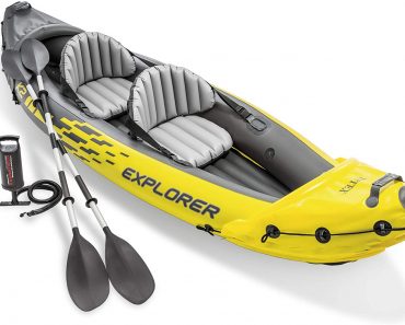 Intex Explorer K2 Kayak, 2-Person Inflatable Kayak Set – Only $45!
