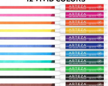 Pack of 52 ARTEZA Dry Erase Markers Only $14.62!
