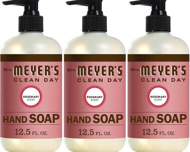 Mrs. Meyer´s Clean Day Hand Soap, Rosemary, 12.5 fl oz, 3 Count – Only $8.29!