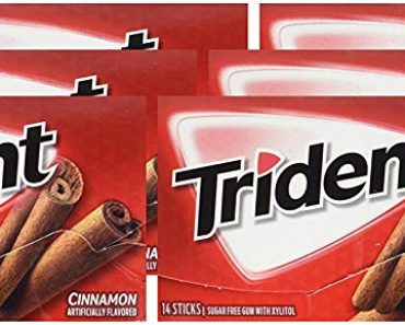 Trident Cinnamon Sugar Free Gum (12 Packs) – Only $5.88!