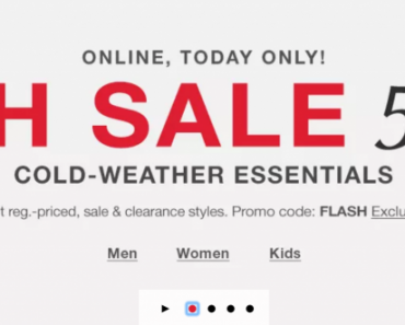 Macy’s Cold Weather Essentials Flash Sale Today Only! 50-70% Off Men, Women & Kids!