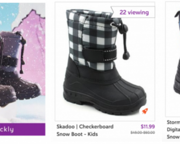 Zulily: Skadoo Kids Snow Boots Just $11.99! (Reg. $60.00)