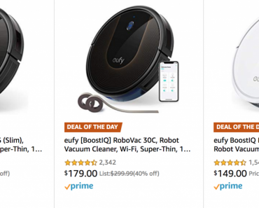 efuy Robot Vacuum Cleaners Up To 40% Off Today Only!
