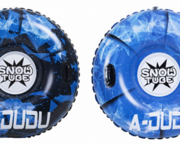 A-DUDU Snow Tube – Super Big 47 Inch Inflatable Snow Sled $29.99! (Reg. $50.00)