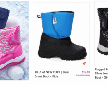 Zulily: Kids Snow Boots Just $12.79! (Reg. $50.00-$60.00)