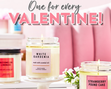 Bath & Body Works: $8.00 Single Wick Candles Today Only! Perfect For Valentines!
