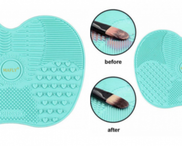 Silicone Makeup Brush Cleaning Mat Just $5.98!