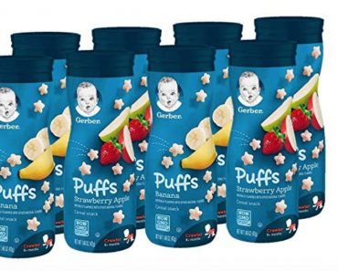 Gerber Puffs Cereal Snack Banana & Strawberry Apple, 8-Count Just $9.44 Shipped!