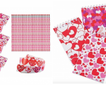 Valentine’s Day Theme Notebooks, Pencils & Stickers Bundle $15.95!