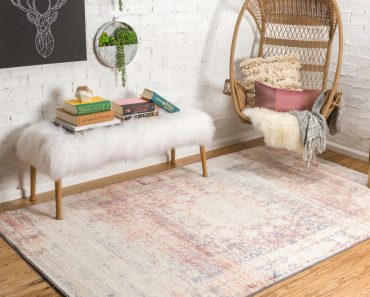 Unique Loom Rockwell Asheville Vintage Distressed Area Rug Only $58.99!