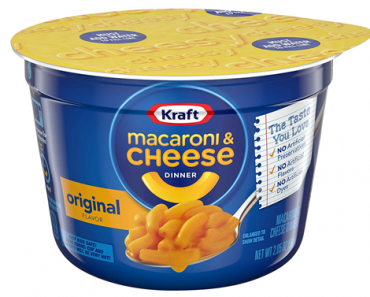 Kraft Easy Mac Original Flavor Mac & Cheese Dinner (2.05 oz Cups, Pack of 10) – Just $4.79!