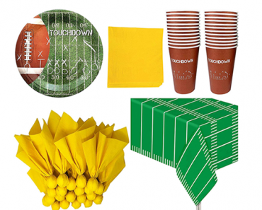 Football Themed Party Supplies and Decorations – For 24 – Just $19.99!