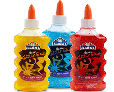 Elmer’s Classic Glitter Glue, 6 Ounces, Assorted Primary Colors, Set of 3 – Just $3.44!