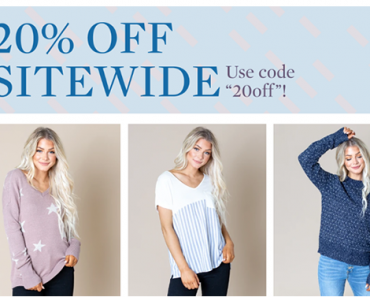 Cents of Style – Get 20% Off Sitewide and FREE SHIPPING!